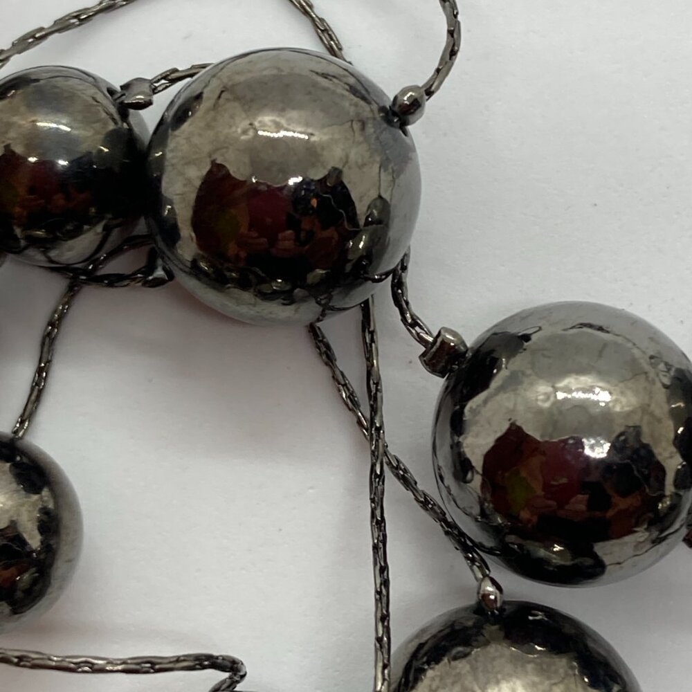 Costume Dark Grey Beaded Necklace. Worn only ONCE ❤️